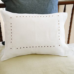 baby pillowcase Brown colored Polka Dots
