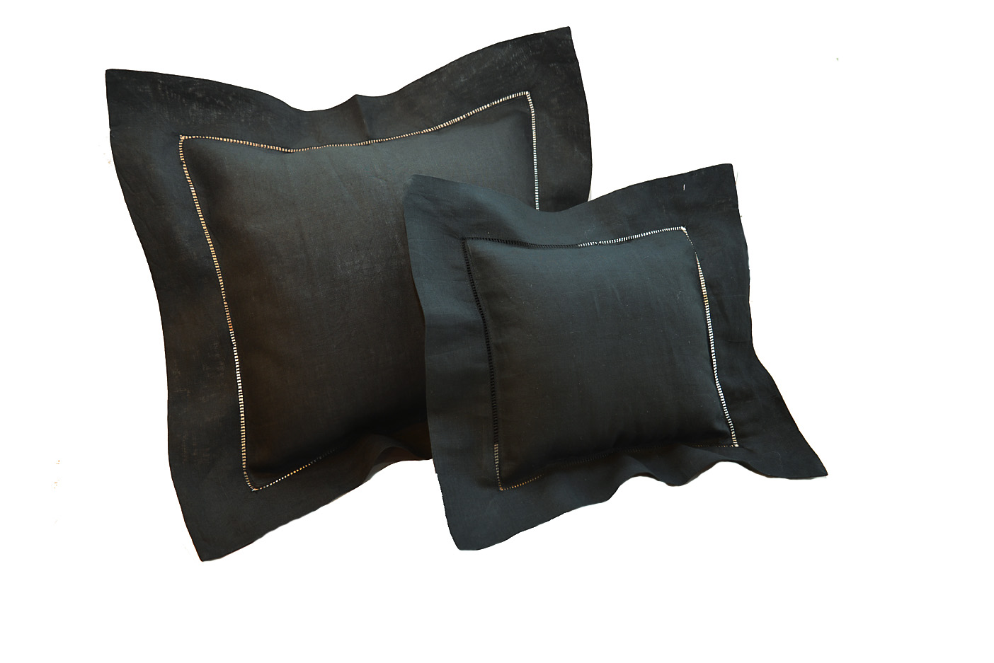 Black colored baby pillows