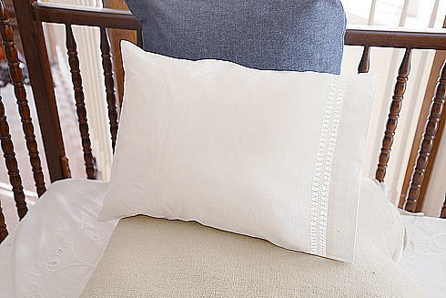 double twisted hemstitch baby pillow cases