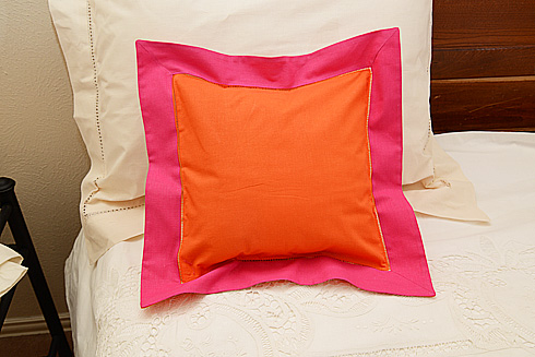 multicolor baby hemstitch pillows