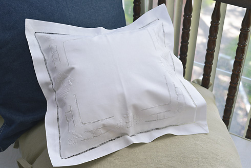 Extra Fancy Triple Hemstitch Baby Pillows