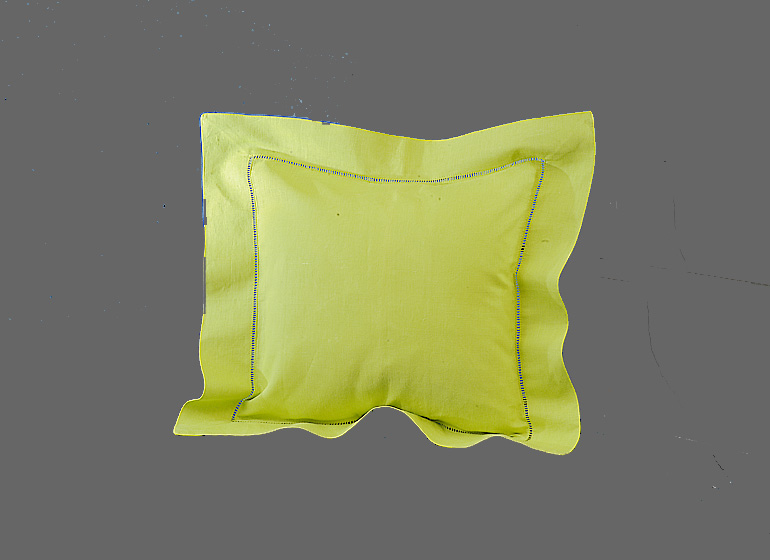 Hot Green Color Baby Sham 12x12 in.