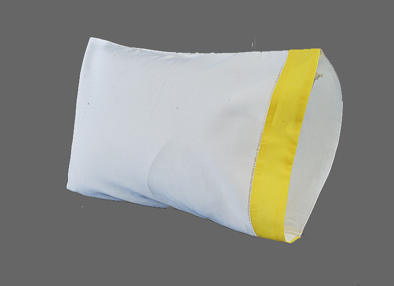 baby pillowcase habanero gold color border